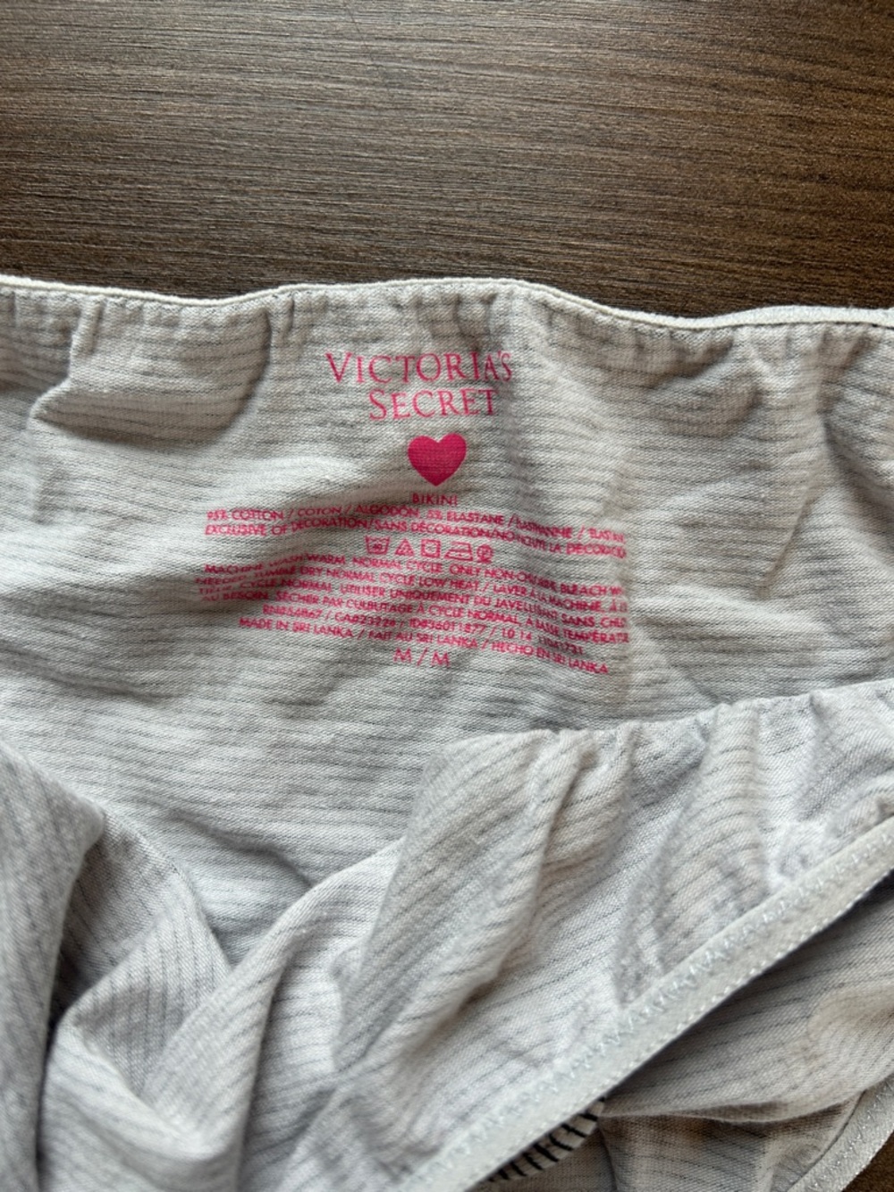 Victoria’s Secret Striped Bikini Panties with Jingle Bells - Picture 2 of 3